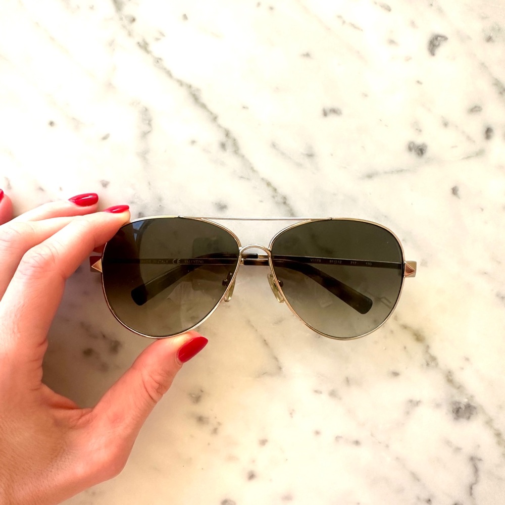 Valentino Aviators - Gold - Mint Condition